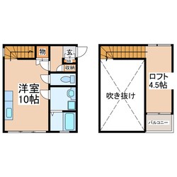 桜ハイツの物件間取画像